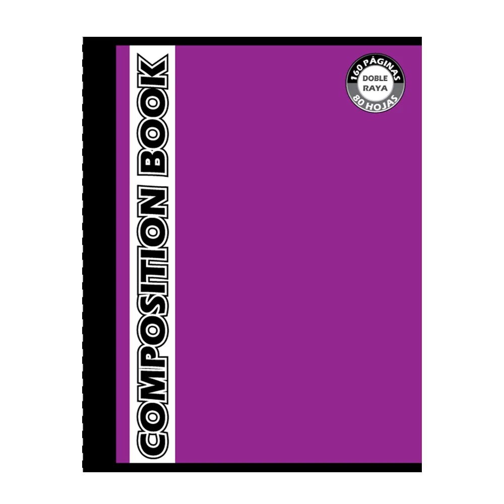 Cuaderno Cosido Mediano Composition - 160 Páginas / Doble Raya / Surtido - Composition - Titan.com.pa - 87444102088