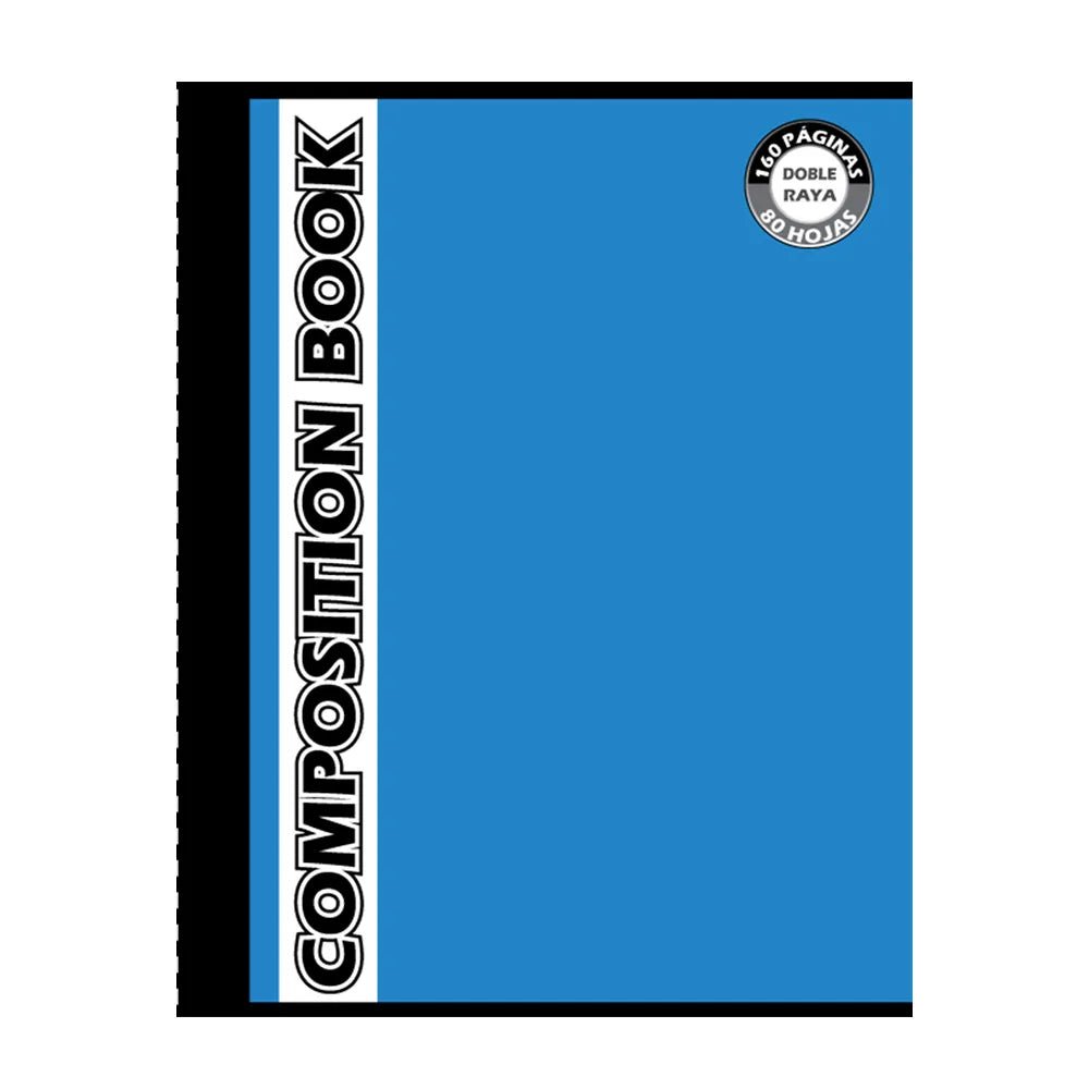 Cuaderno Cosido Mediano Composition - 160 Páginas / Doble Raya / Surtido - Composition - Titan.com.pa - 87444102088
