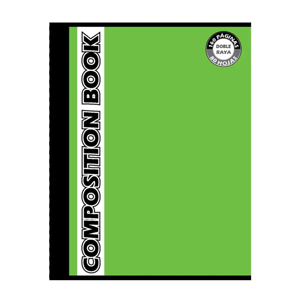 Cuaderno Cosido Mediano Composition - 160 Páginas / Doble Raya / Surtido - Composition - Titan.com.pa - 87444102088