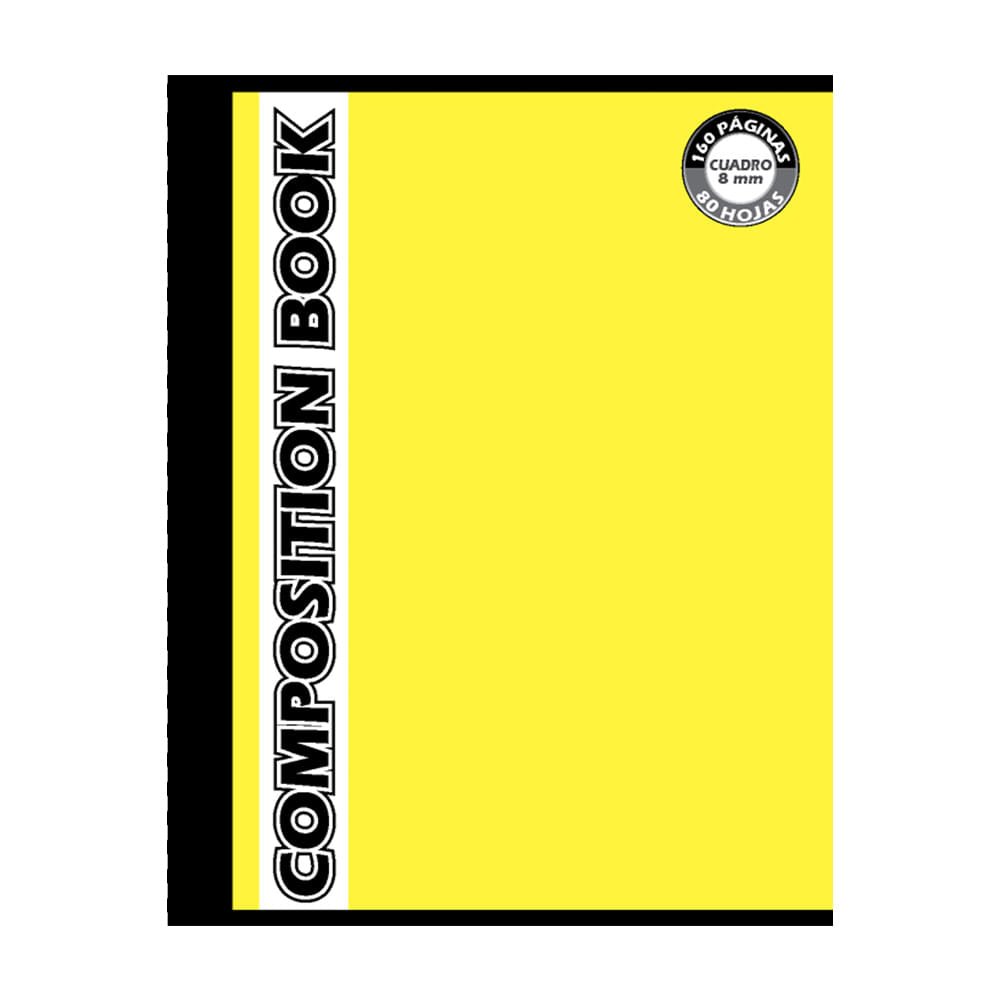 Cuaderno Cosido Mediano Cuadritos Composition de 160 Páginas - Surtido