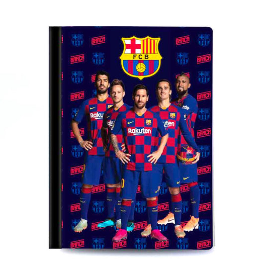 Cuaderno Cosido Mediano Cuadritos Barsa de 200 Páginas