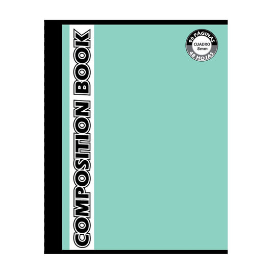 Cuaderno Cosido Mediano Cuadritos Composition de 96 Páginas - Surtido