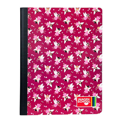 Cuaderno Cosido Mediano Raya Ancha Imagen School Love de 200 Páginas - Surtido - Imagen School - Titan.com.pa - 7450043001688