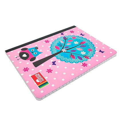Cuaderno Cosido Mediano Raya Ancha Imagen School Owl de 200 Páginas - Surtido - Imagen School - Titan.com.pa - 7450043001725
