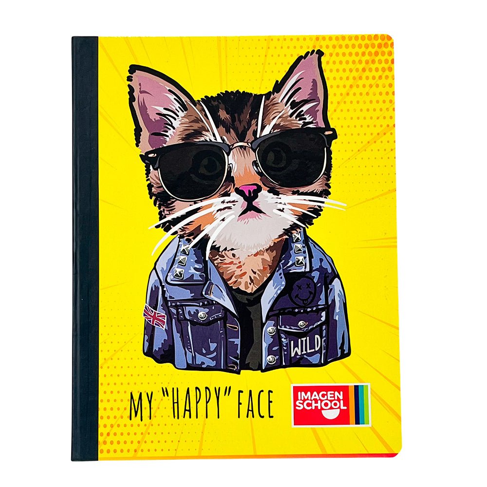 Cuaderno Cosido Mediano Raya Ancha Imagen School Owl de 200 Páginas - Surtido - Imagen School - Titan.com.pa - 7450043001725