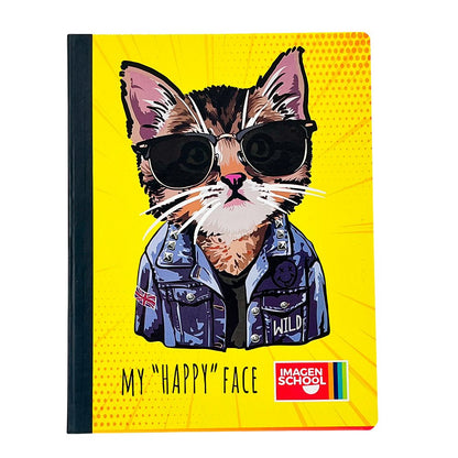 Cuaderno Cosido Mediano Raya Ancha Imagen School Owl de 200 Páginas - Surtido - Imagen School - Titan.com.pa - 7450043001725