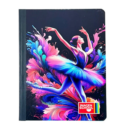 Cuaderno Cosido Mediano Raya Ancha Imagen School Owl de 200 Páginas - Surtido - Imagen School - Titan.com.pa - 7450043001725