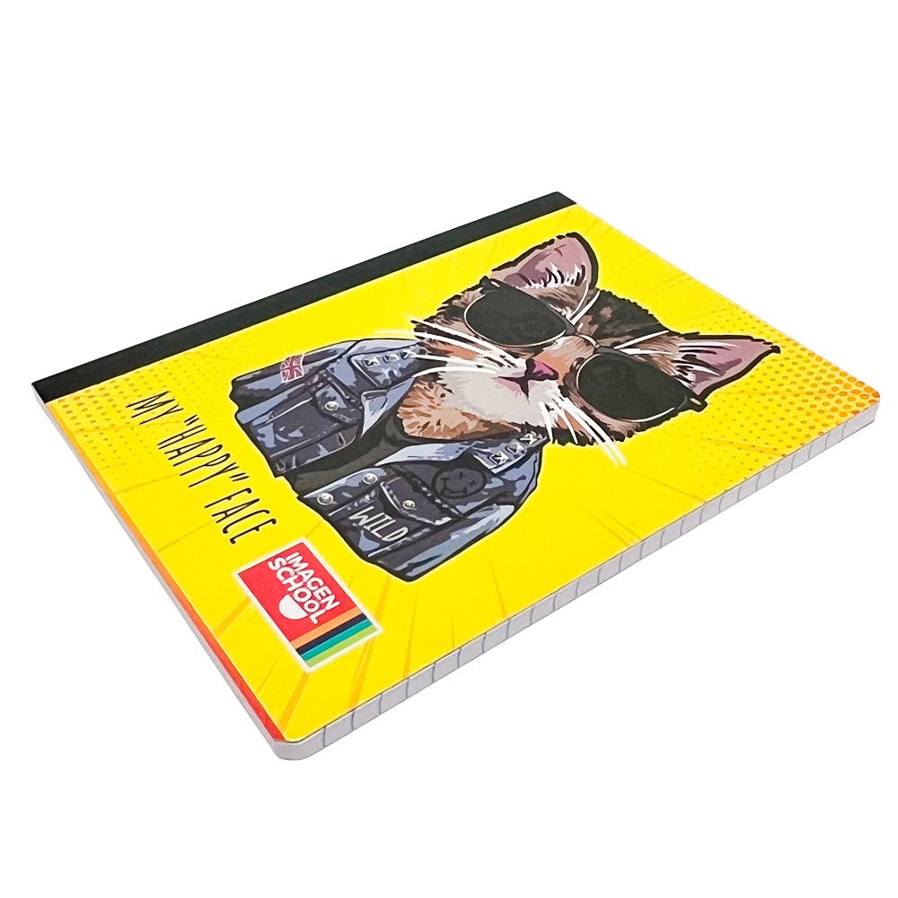 Cuaderno Cosido Mediano Raya Ancha Imagen School Owl de 200 Páginas - Surtido - Imagen School - Titan.com.pa - 7450043001725