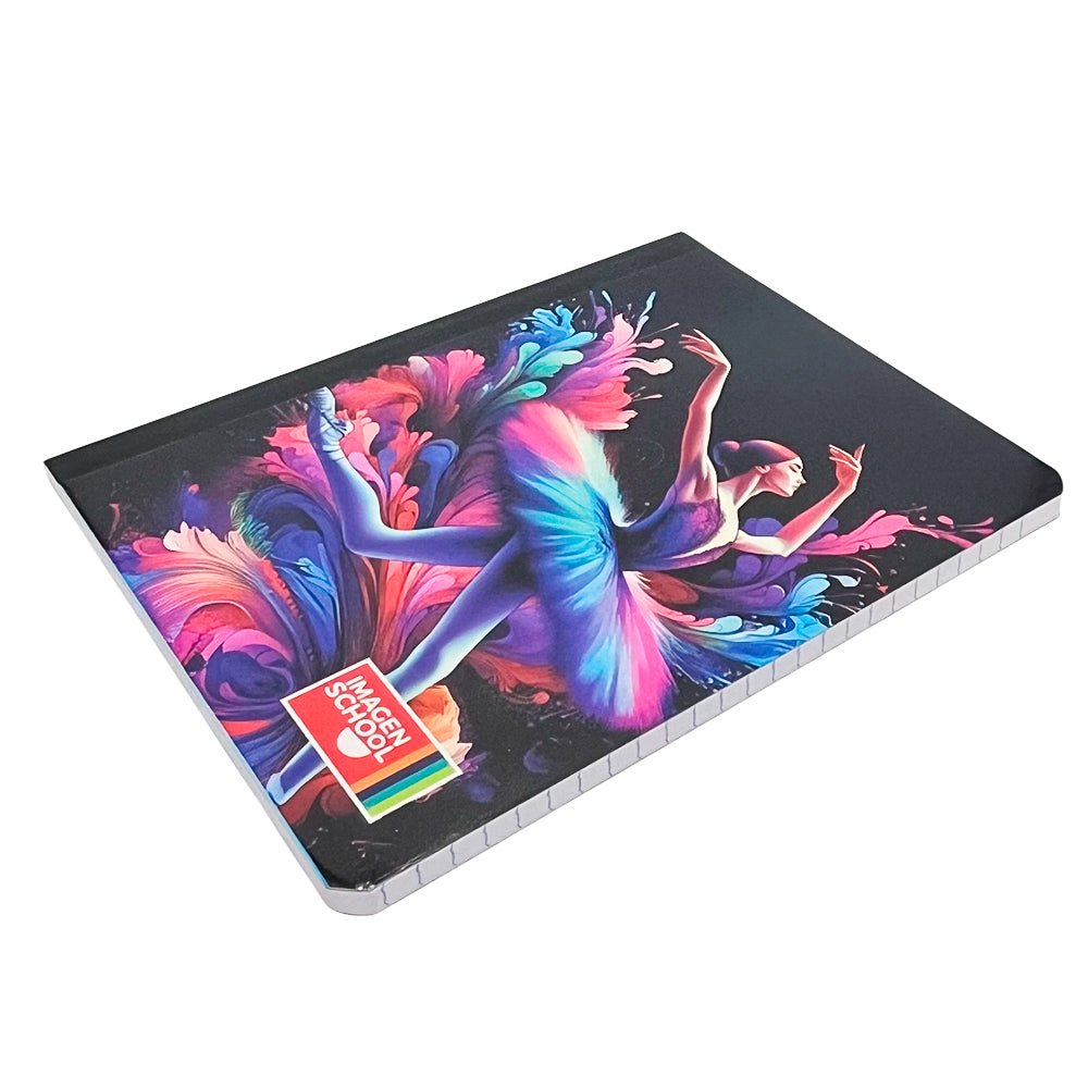 Cuaderno Cosido Mediano Raya Ancha Imagen School Owl de 200 Páginas - Surtido - Imagen School - Titan.com.pa - 7450043001725