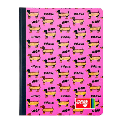 Cuaderno Cosido Mediano Raya Ancha Imagen School Owl de 200 Páginas - Surtido - Imagen School - Titan.com.pa - 7450043001725