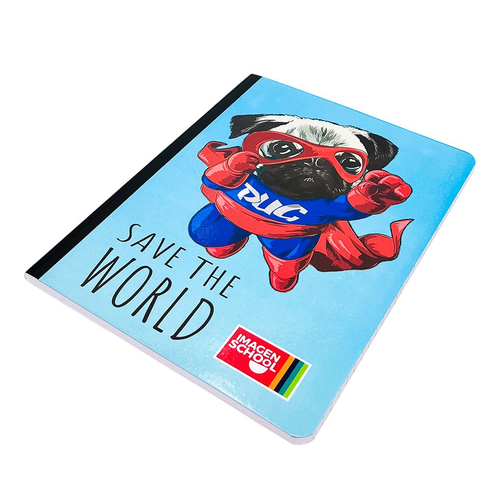 Cuaderno Cosido Mediano Raya Ancha Imagen School Super Heroes de 200 Páginas - Surtido - Imagen School - Titan.com.pa - 7450043001510