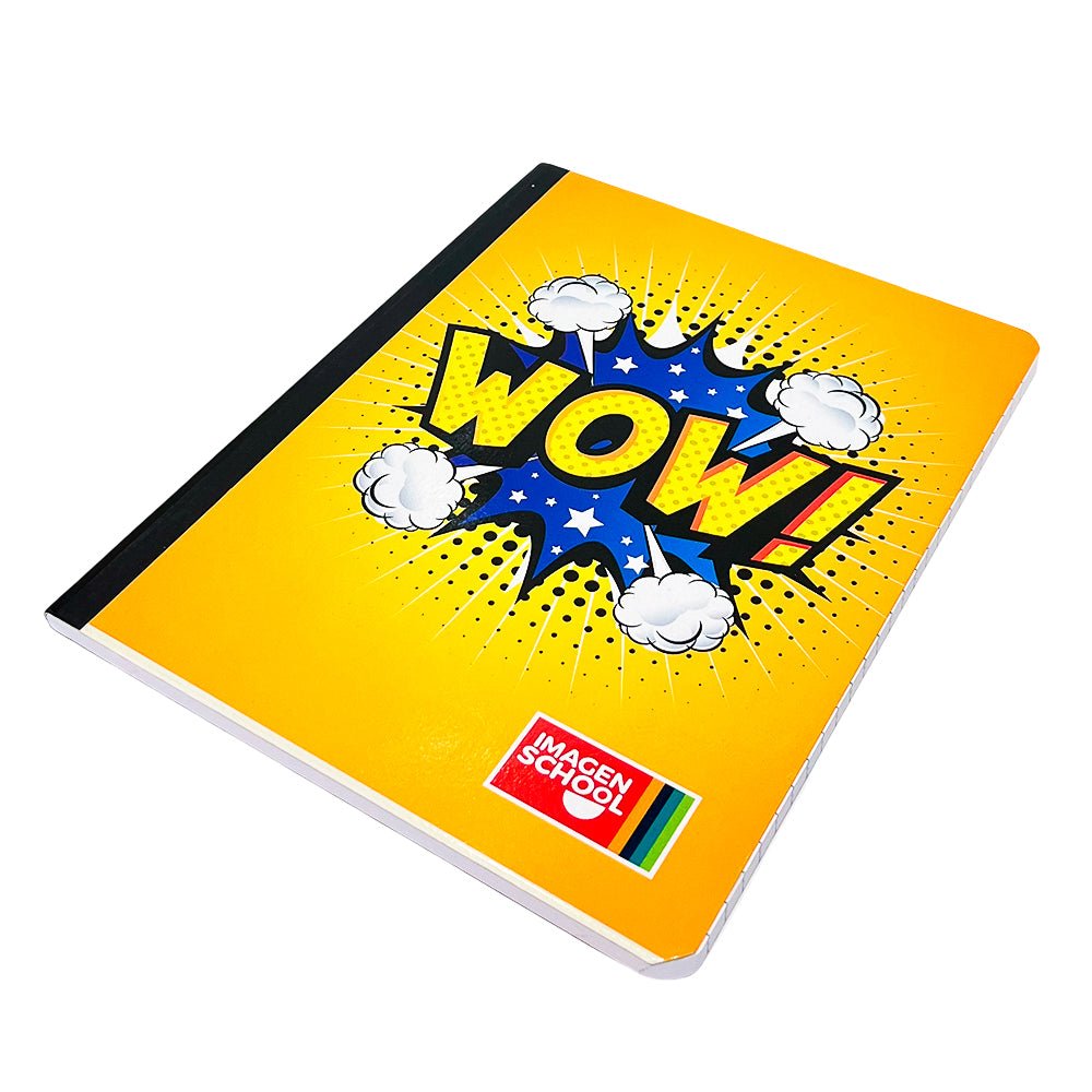 Cuaderno Cosido Mediano Raya Ancha Imagen School Super Heroes de 200 Páginas - Surtido - Imagen School - Titan.com.pa - 7450043001510