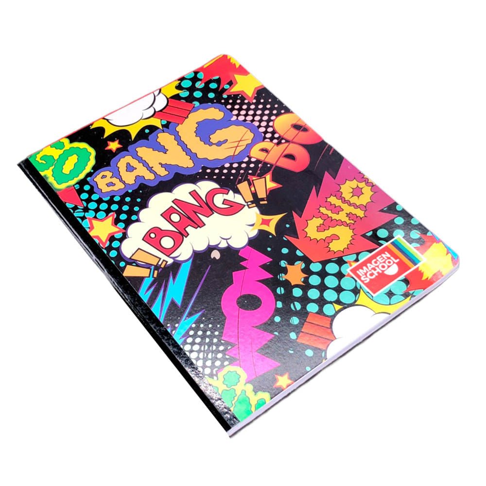 Cuaderno Cosido Mediano Raya Ancha Imagen School Super Heroes de 200 Páginas - Surtido - Imagen School - Titan.com.pa - 7450043001510