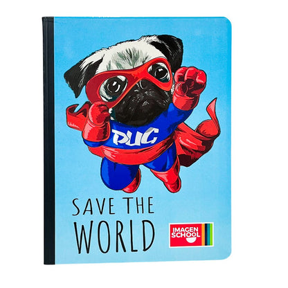 Cuaderno Cosido Mediano Raya Ancha Imagen School Super Heroes de 200 Páginas - Surtido - Imagen School - Titan.com.pa - 7450043001510