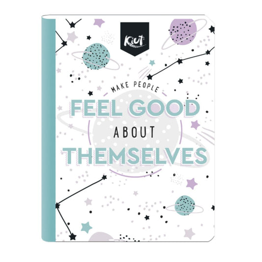 Cuaderno Cosido Mediano Raya Ancha Norma Kiut de 200 Páginas