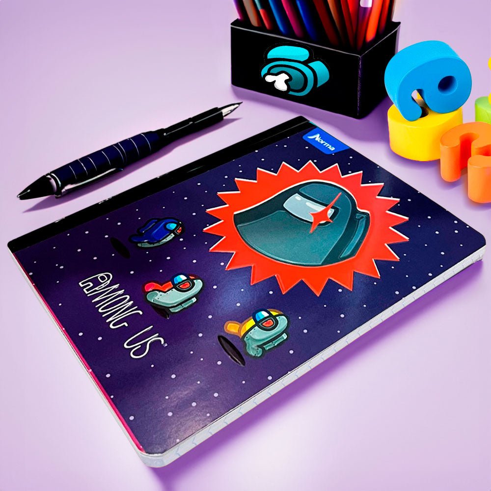 Cuaderno Cosido Norma Among Us de 200 Páginas / Doble Raya / Surtido - Norma - Titan.com.pa - 7702111707221