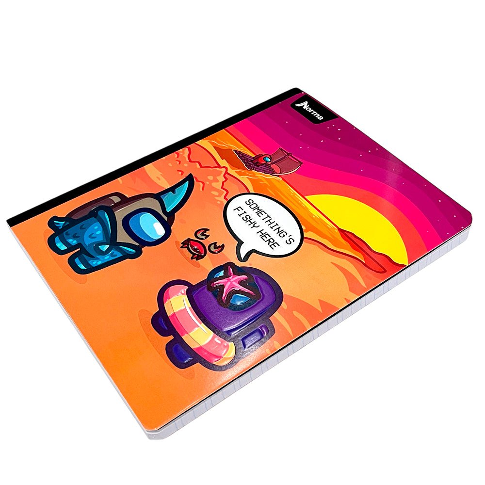 Cuaderno Cosido Norma Among Us de 200 Páginas / Doble Raya / Surtido - Norma - Titan.com.pa - 7702111707221