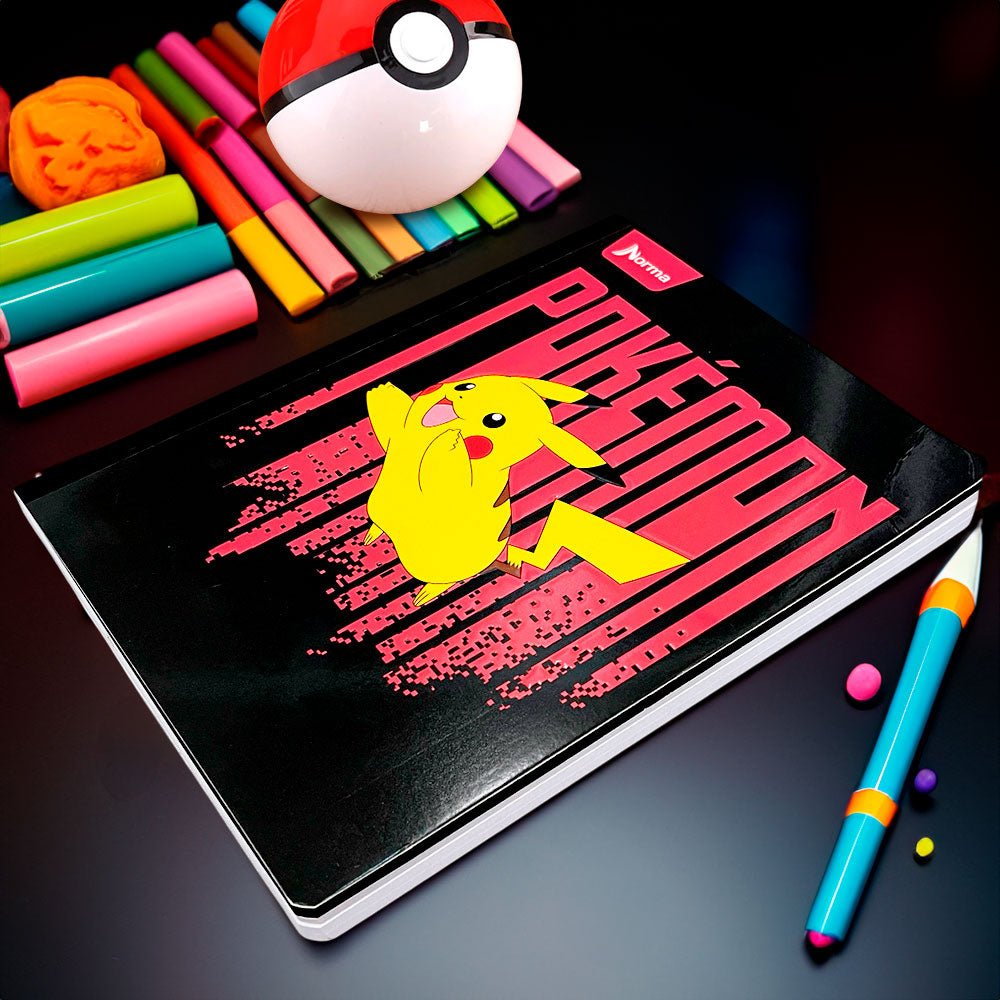 Cuaderno Cosido Norma Pokémon de 200 Páginas / Dibujo / Surtido - Norma - Titan.com.pa - 7702111743380