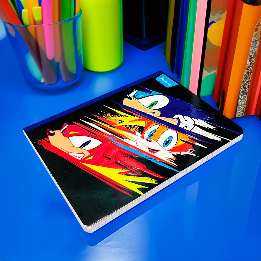 Cuaderno Cosido Norma Sonic / Doble Raya / 200 Páginas - Surtido - Norma - Titan.com.pa - 7702111651388