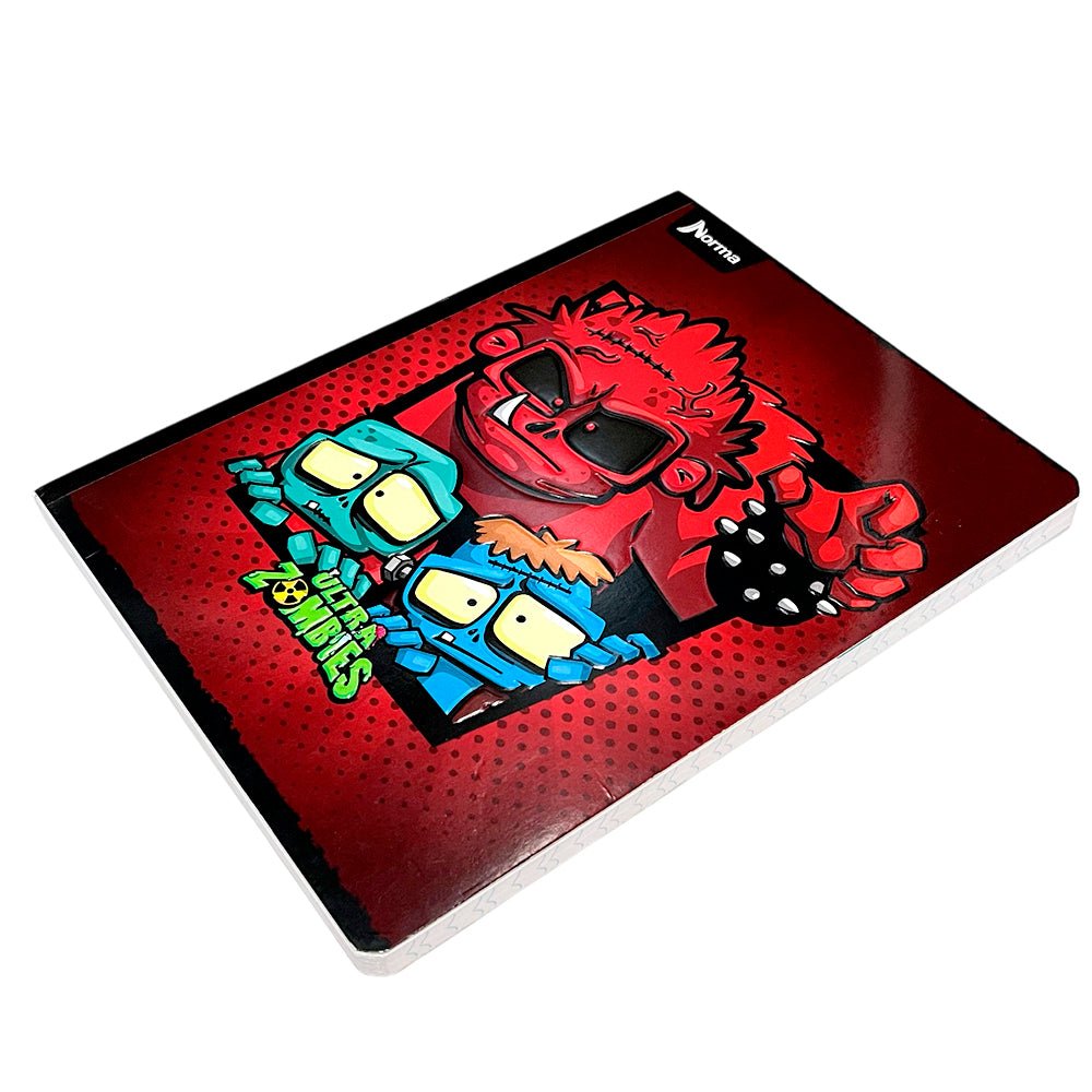 Cuaderno Cosido Norma Ultra Zombies de 200 Páginas / Doble Raya / Surtido - Norma - Titan.com.pa - 7702111707344