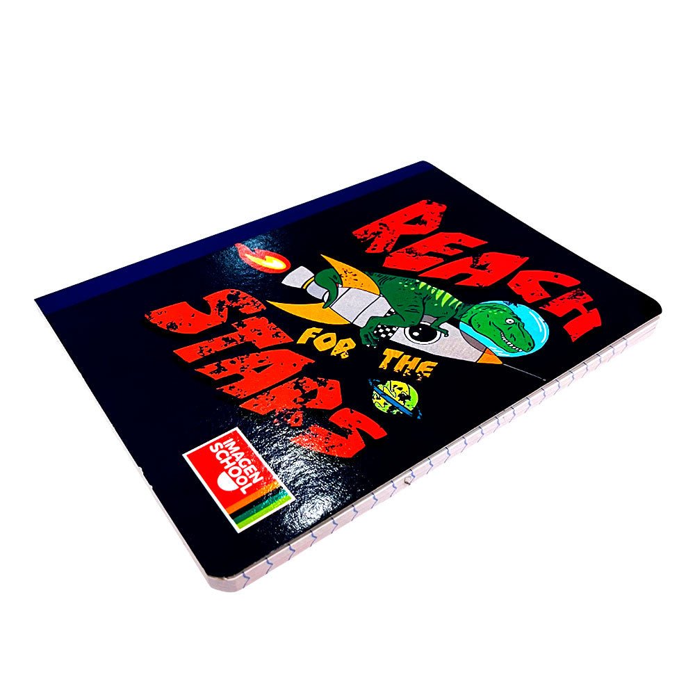 Cuaderno Cosido Pequeño Imagen School / Estampado / Raya Ancha / 200 Páginas / Niño - Imagen School - Titan.com.pa - 2100000631704