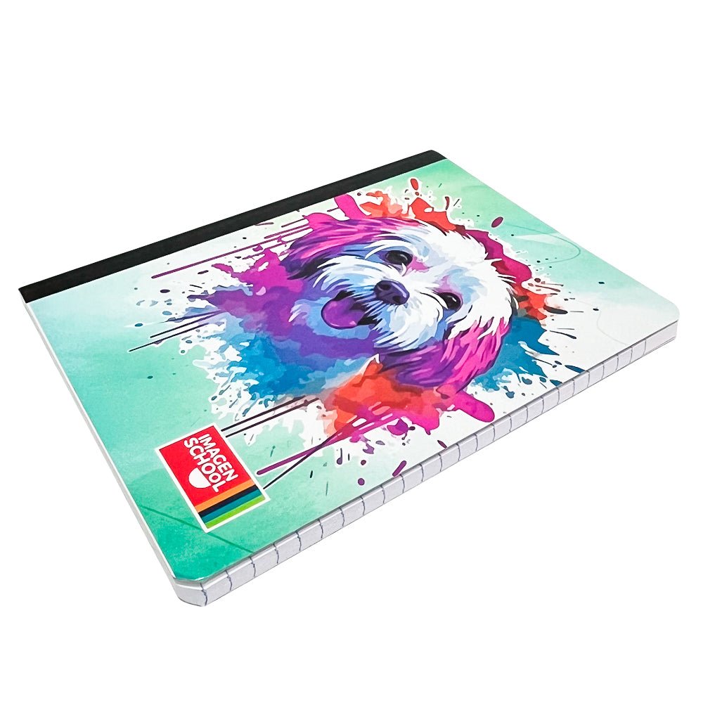 Cuaderno Cosido Raya Ancha Imagen School Pets de 200 Páginas 9.75" X 7.5" - Surtido - Imagen School - Titan.com.pa - 7450043093164