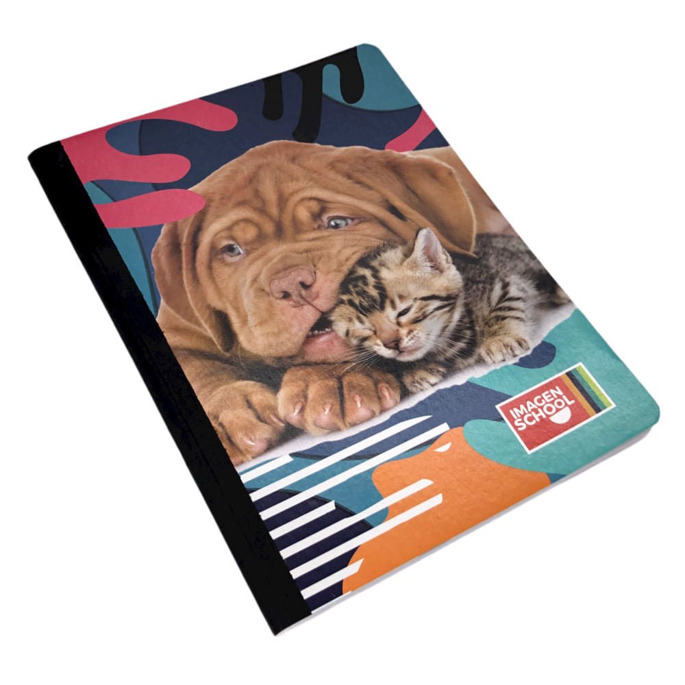 Cuaderno Cosido Raya Ancha Imagen School Pets de 200 Páginas 9.75" X 7.5" - Surtido - Imagen School - Titan.com.pa - 7450043093164