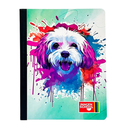 Cuaderno Cosido Raya Ancha Imagen School Pets de 200 Páginas 9.75" X 7.5" - Surtido - Imagen School - Titan.com.pa - 7450043093164