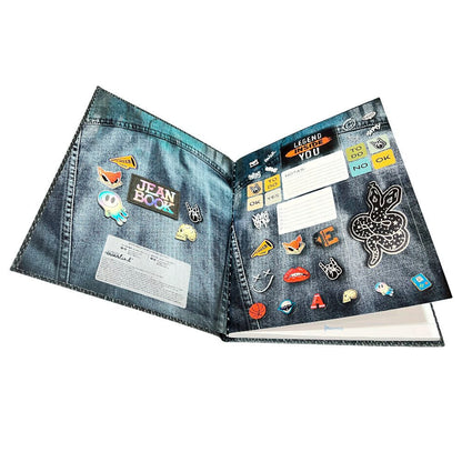 Cuaderno Grande Cosido Jean Book Raya Ancha de 200 Páginas - Norma - Titan.com.pa - 7702111558960
