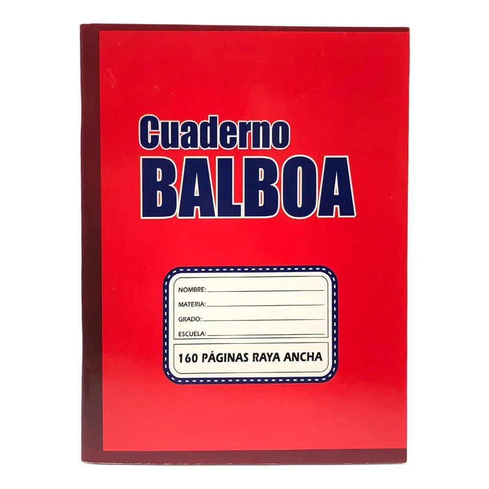 Cuaderno Grapado Raya Ancha Balboa de 160 Páginas - Surtido - Balboa - Titan.com.pa - 087444101166