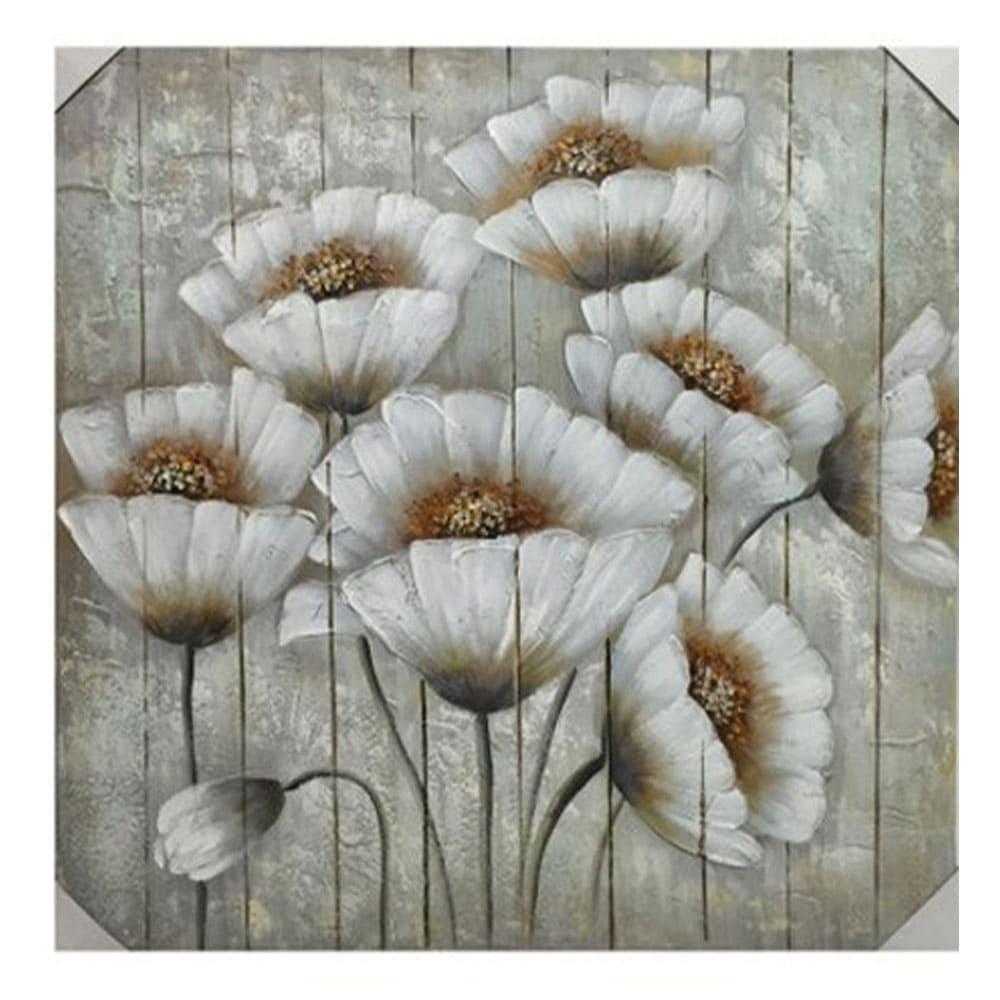 Cuadro Decorativo Montefiori de Flores 80 cm x 80 cm