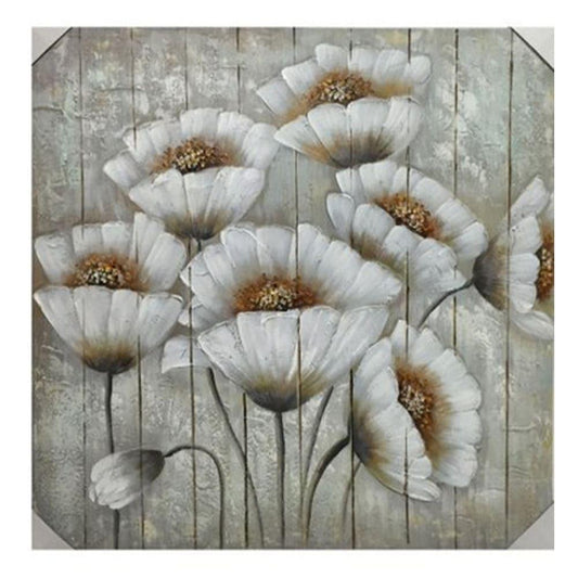 Cuadro Decorativo Montefiori de Flores 80 cm x 80 cm
