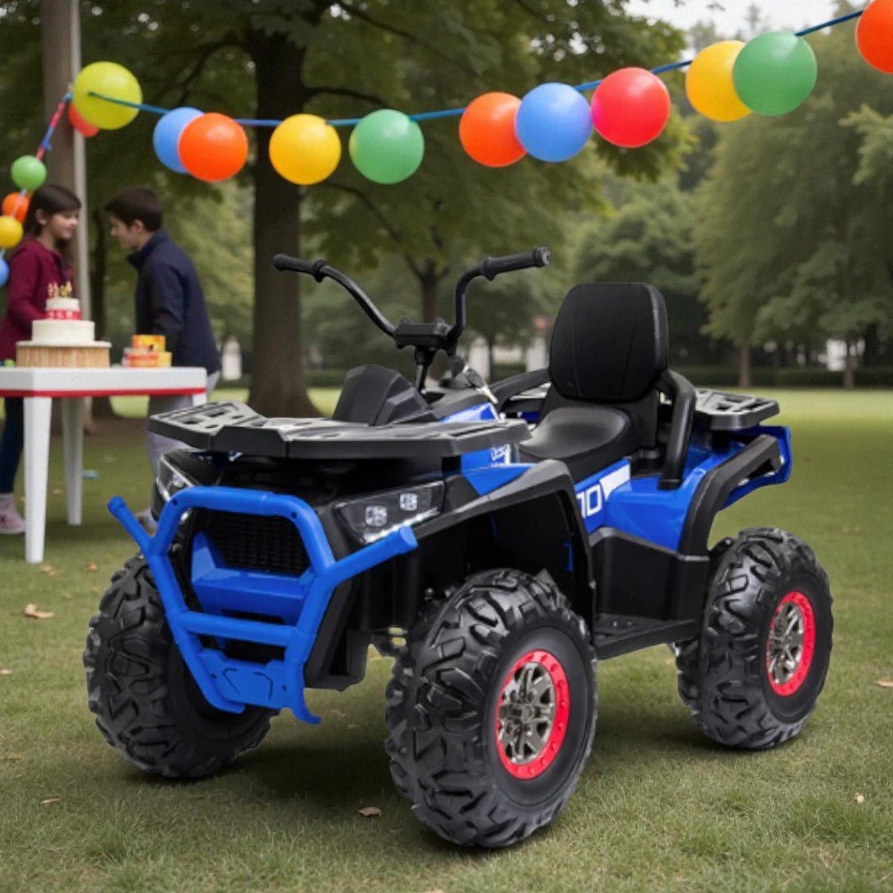 Cuatrimoto Recargable R/C Azul/Negro 12V - Overseas - Titan.com.pa - 2100000814909