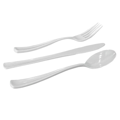 Cubiertos Desechable Lillian 96 Piezas / Blanco - Lillian - Titan.com.pa - 763615372152