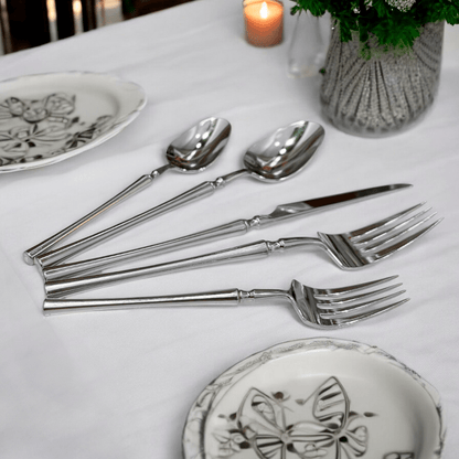 Cubiertos Plásticos Lillian Reutilizables 40 Piezas / Silver - Lillian - Titan.com.pa - 763615370509