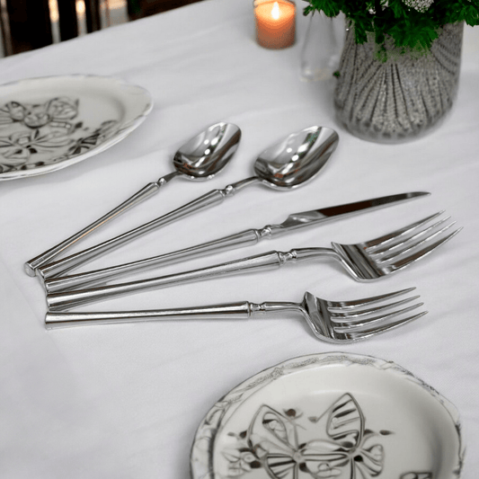 Cubiertos Plásticos Lillian Reutilizables 40 Piezas / Silver - Lillian - Titan.com.pa - 763615370509