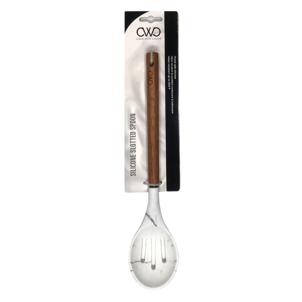 Cucharón Con Hueco Cook With Color de Silicón 13"