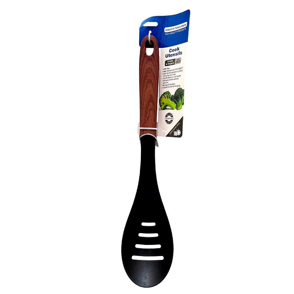 Cucharón Home Elegance - Ranurado Nylon - Negro - Home Elegance - Titan.com.pa - 2100001098926