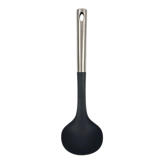 Cucharón Jc Sales sin Hueco Para Sopa 12.83" - Negro