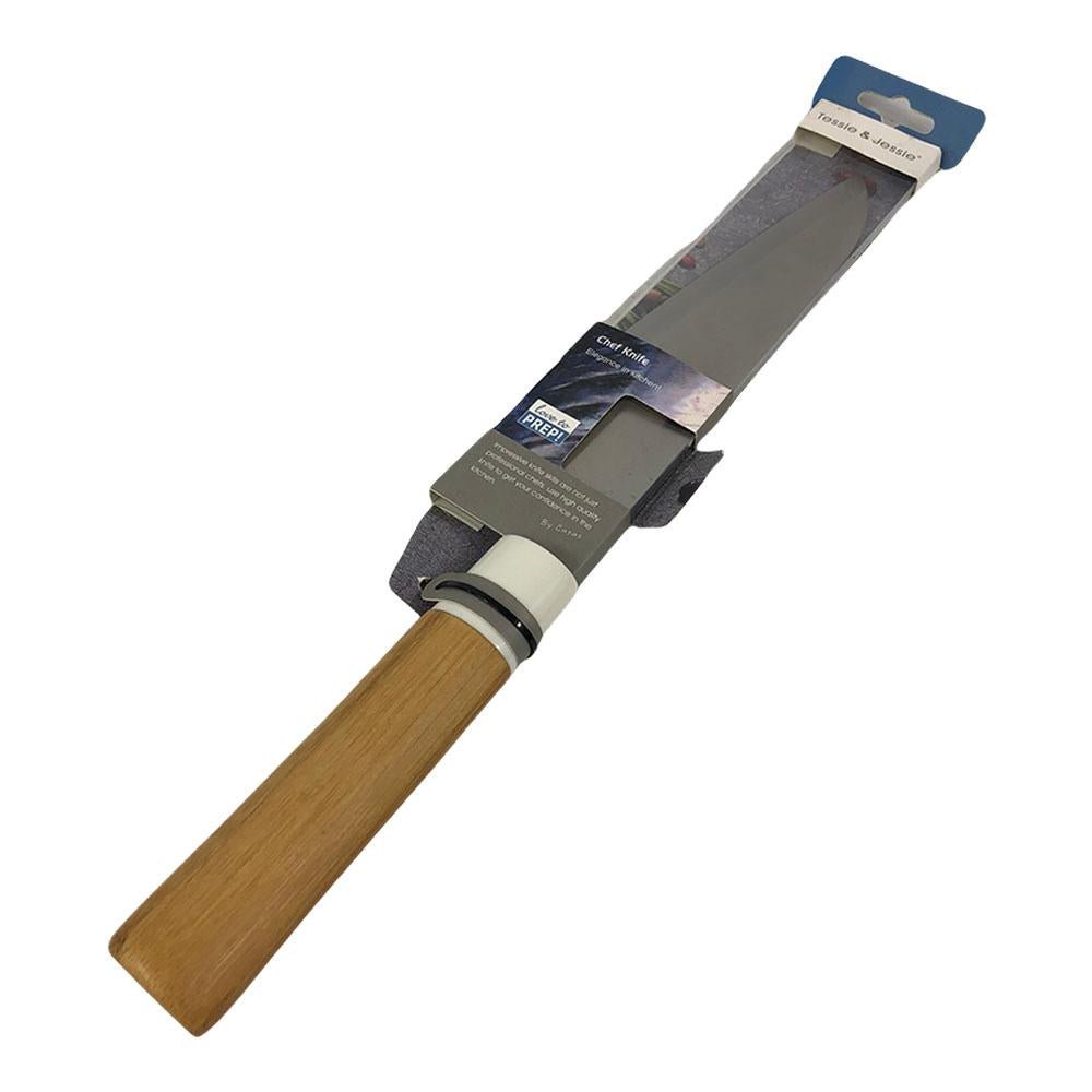 Cuchillo Multiusos Home Elegance Con Mango Bambú 8"