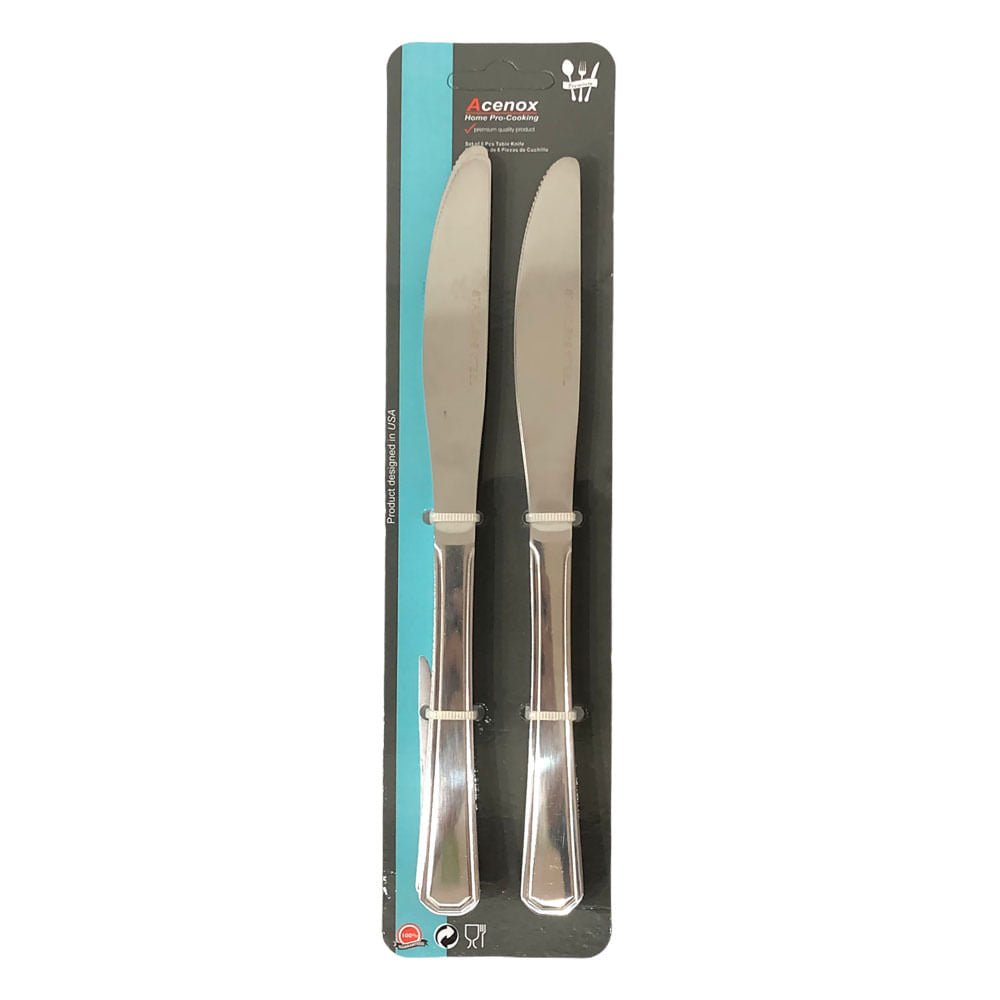 Cuchillos Acenox de Metal 6 piezas