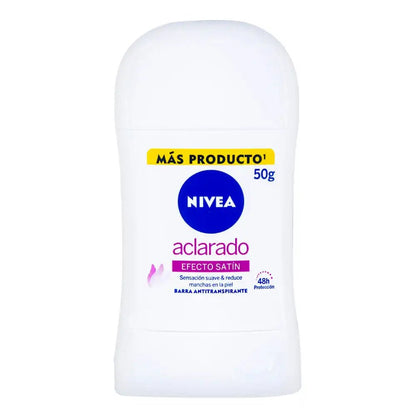 Desodorante Nivea Aclarado Efecto Satín 50 g - Nivea - Titan.com.pa - 42332947