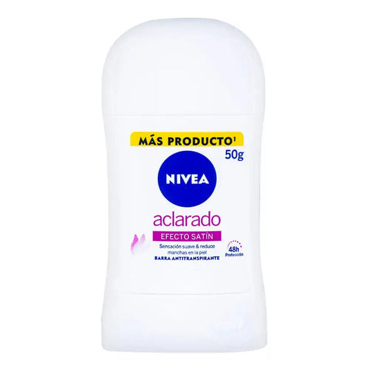 Desodorante Nivea Aclarado Efecto Satín 50 g - Nivea - Titan.com.pa - 42332947