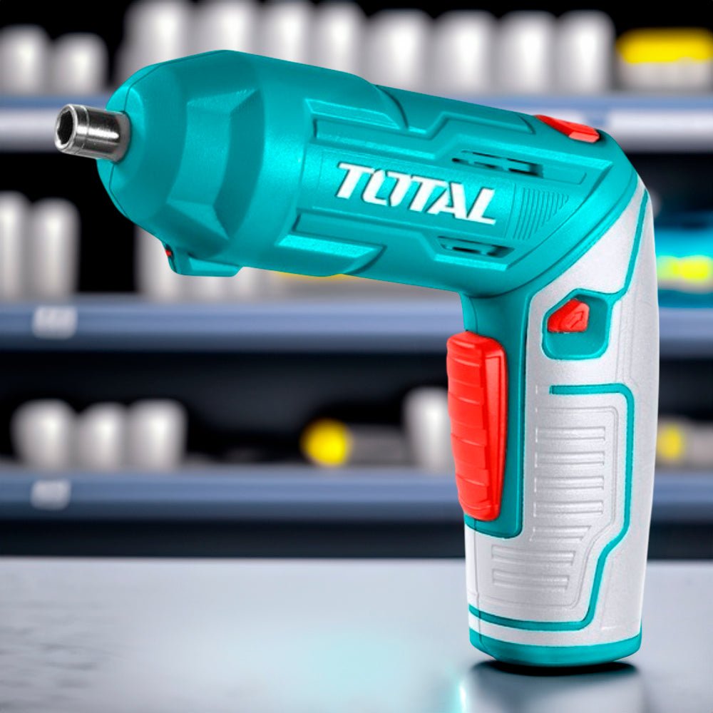 Destornillador Inalámbrico 4V / Carga USB Cable Tipo C / 19 Accesorios. - Total - Titan.com.pa - 6976057331029