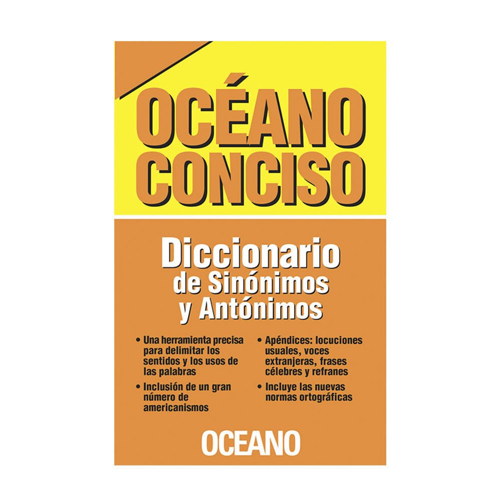 Diccionario Océano Conciso Sinónimos y Antónimos