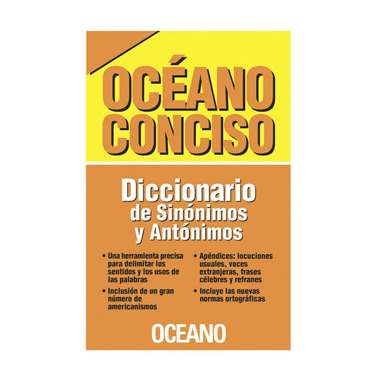 Diccionario Océano Conciso Sinónimos y Antónimos