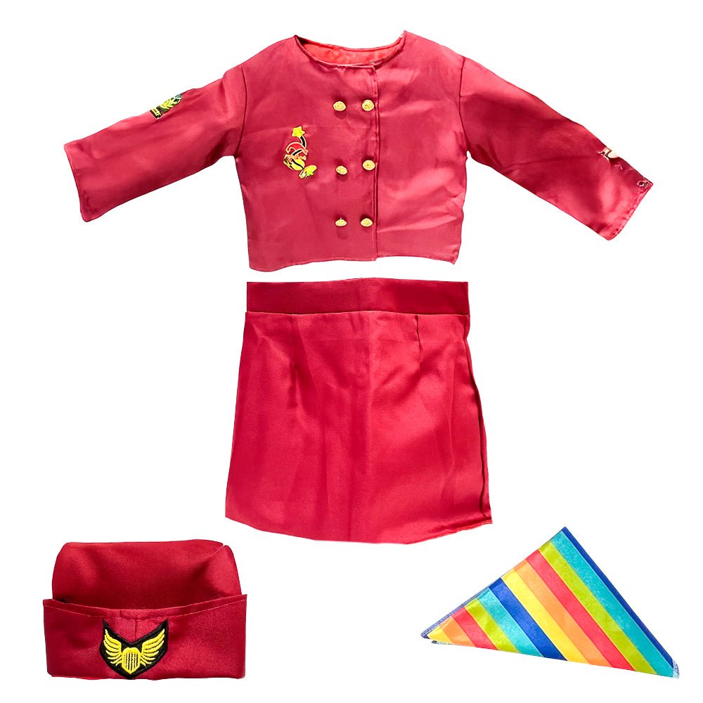 Disfraz de Azafata Kenyo / Niña con Gorro y Pañoleta - Kenyo - Titan.com.pa - 2100000185788