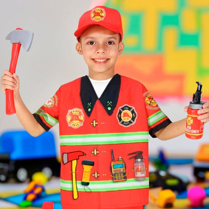 Disfraz De Bombero Popular Dressup Talla Única - Popular - Titan.com.pa - 7590032779867