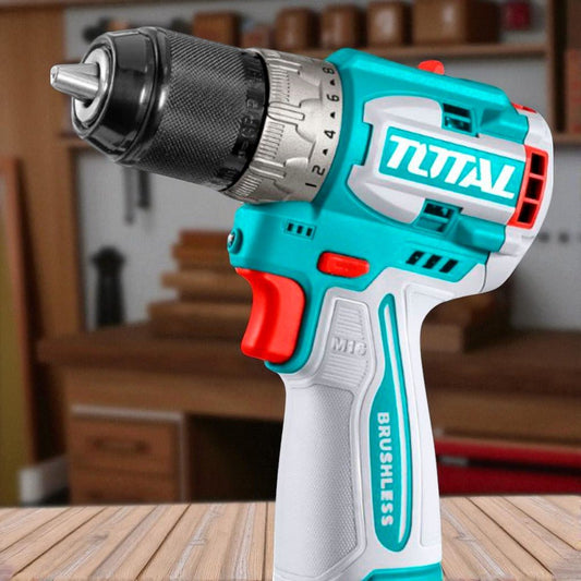 Drill Inalámbrico 16V 60N.M. 1/2" 2000 Rpm / Incluye Batería Y Cargador. - Total - Titan.com.pa - 6942210227607