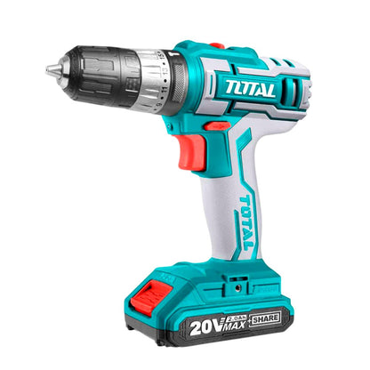 Drill Taladro Inalámbrico Total Función Impacto 20V De 3/8" 45Nm - Total - Titan.com.pa - 6976057331685